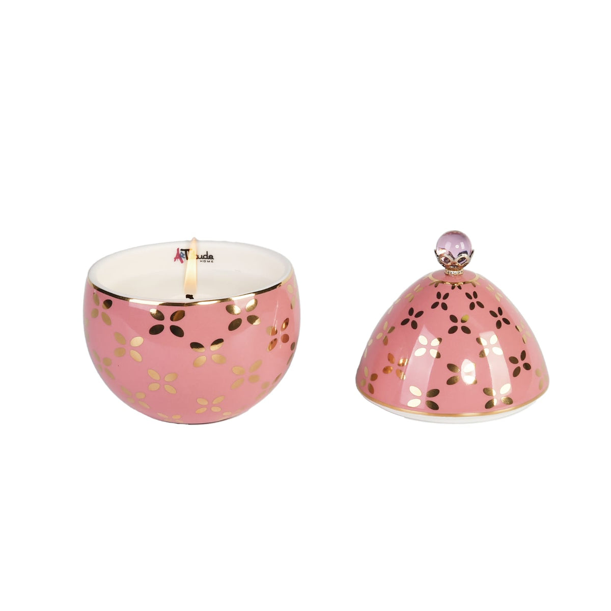 VELA DE HUEVO ROSA